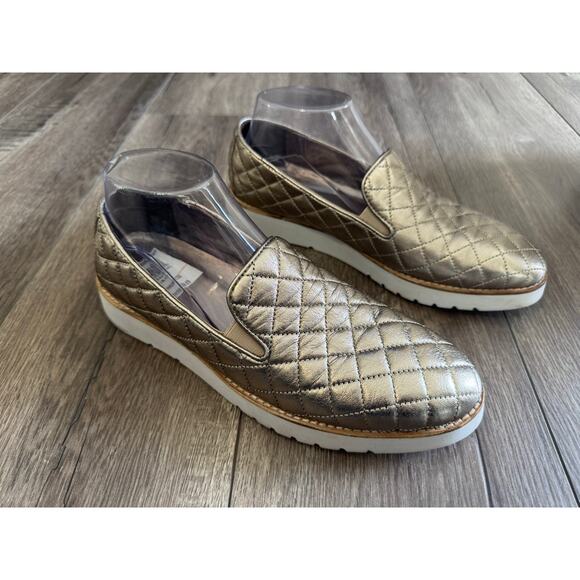 Johnston & Murphy Portia‎ Womens Quilted Slip On Shoes Size 8.5 - Picture 1 of 6